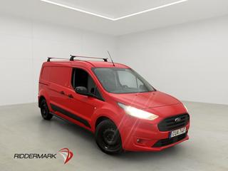 Ford Transit Connect LWB Värmare PDC 3-Sits Dragkrok Moms