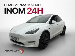 Tesla Model Y Performance AWD Dragkrok Svensksåld Pano