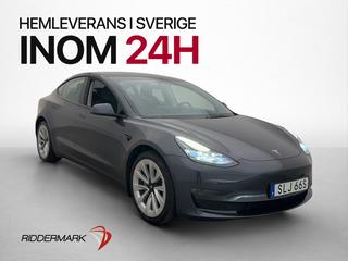Tesla Model 3 Long Range AWD Värmare Drag AP Kamera Skinn
