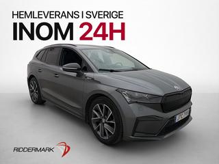 Škoda Enyaq 80x Sportline Värmepump 360° Navi MOMS Rattvärme