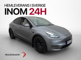 Tesla Model Y Performance AWD Drag Ljus Interiör Drag Kamera