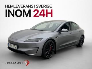 Tesla Model 3 Performance Autopilot Skärm-bak MOMS