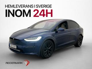 Tesla Model X Long Range 670hk Dragkrok Kamera Värmepump