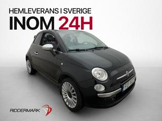 Fiat 500C 69hk Lounge M-Värmare P-Sensorer Skinn Dragkrok