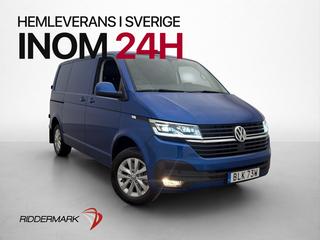 Volkswagen Transporter 150hk D-Värm Skinn B-Kam CARPLAY Moms