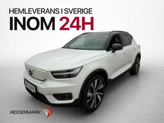 Volvo XC40 Recharge Twin AWD Pro Pano Skinn H/K Drag 360°