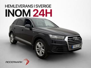 Audi Q7 TDI Q 272hk S-Line 7-Sits Pano Bose Cockpit Matrix