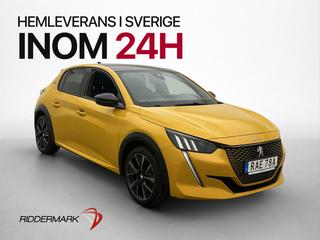 Peugeot E-208 136hk GT Pack Kamera CarPlay Navi Halvskinn