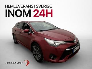 Toyota Avensis Kombi Active Plus 1-Brukare Kamera Skinn Drag