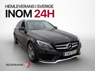 Mercedes-Benz C220 170hk 4M AMG Line Kamera Drag Pano Värm