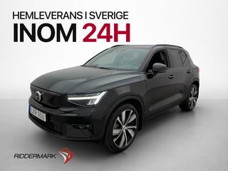 Volvo XC40 Recharge AWD 408hk Ultimate Pano 360° H/K Drag