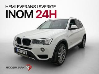 BMW X3 xDrive20d Drag Värmare Kamera Navi Rattvärme