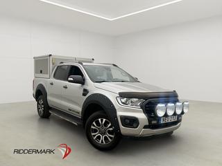 Ford ranger Wildtrak 213hk 4x4 Värm Diff Drag PÅBYGGNAD Moms