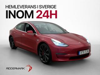 Tesla Model 3 Performance AWD Total-Självkörning Pano Kamera