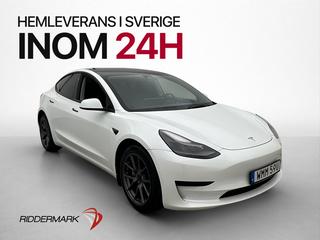 Tesla Model 3 Standard Range Pano Autopilot Svensksåld Skinn