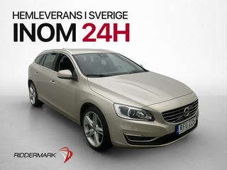 Volvo V60 D4 190hk AWD Summum Skinn Värmare Rattvärme Navi