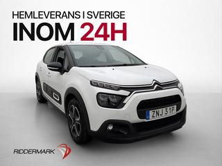 Citroën C3 1.2 PureTech 83hk Feel Sensorer CarPlay Farthåll