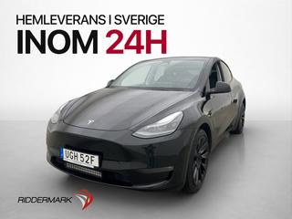 Tesla Model Y AWD Long Range Värmepump Dragkrok Pano Skinn