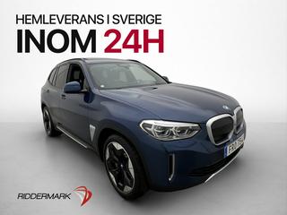 BMW iX3 80 kWh Dragkrok Värmare Pano 360° H/K Navi Skinn HUD