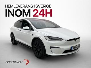 Tesla Model X 6-Sits Yoke Luftfjädring Svensksåld MOMS Drag