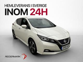 Nissan Leaf 40kWh MOMS N-Connecta 360° Värmepump Bluetooth
