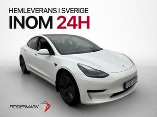 Tesla Model 3 Standard Range Pano Autopilot Svensksåld Skinn