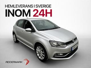 Volkswagen Polo TSI 90hk Masters Plus Farthållare 3-Brukare