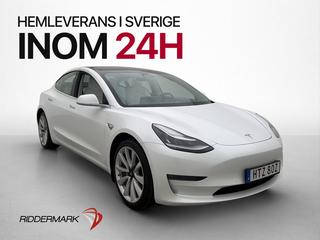 Tesla Model 3 Long Range AWD 440hk Navi Kamera Pano Läder