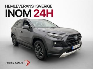 Toyota RAV4 Hybrid AWD 222hk Adventure 360° Skinn Dragkrok